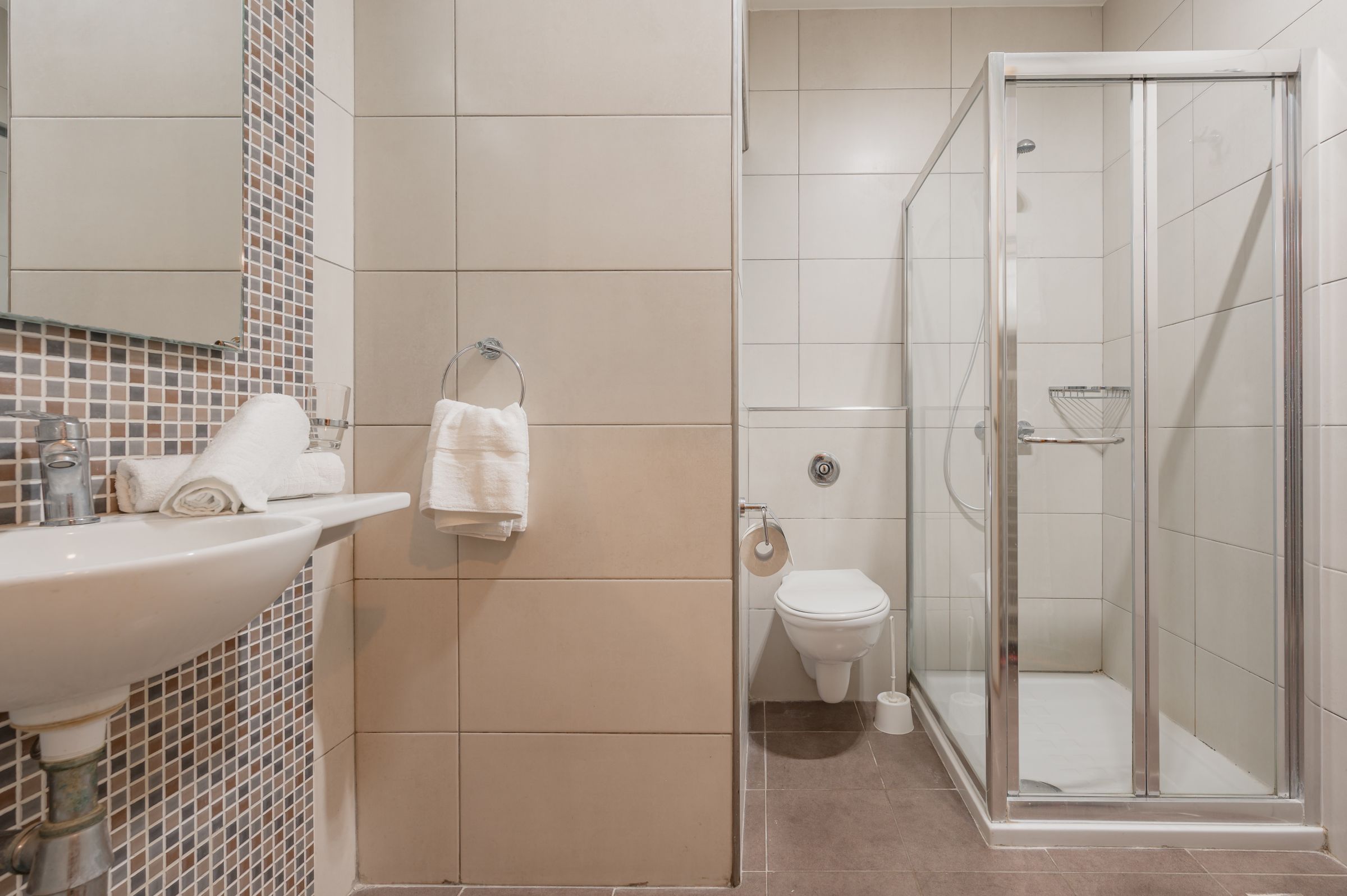 Bathroom in Twin Room at Xemxija Bay Hotel