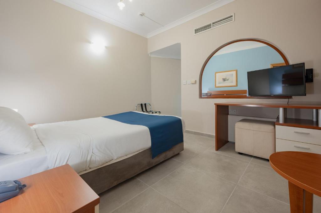Two-bedroom apartment at Xemxija Bay Hotel.