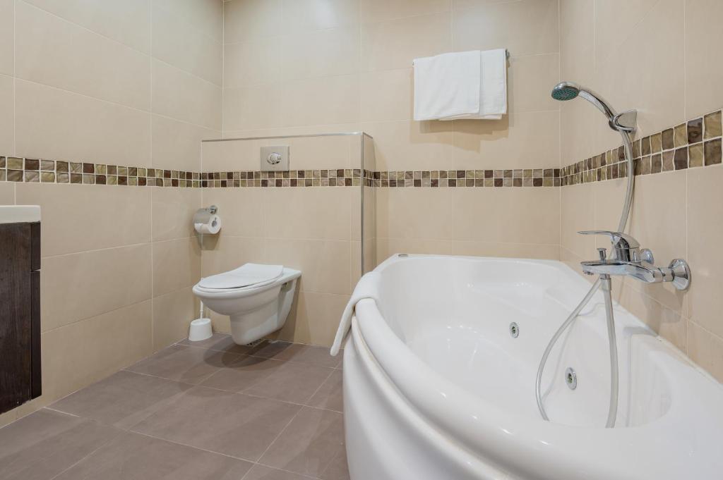 The Penthouse Apartment with two private bathrooms.